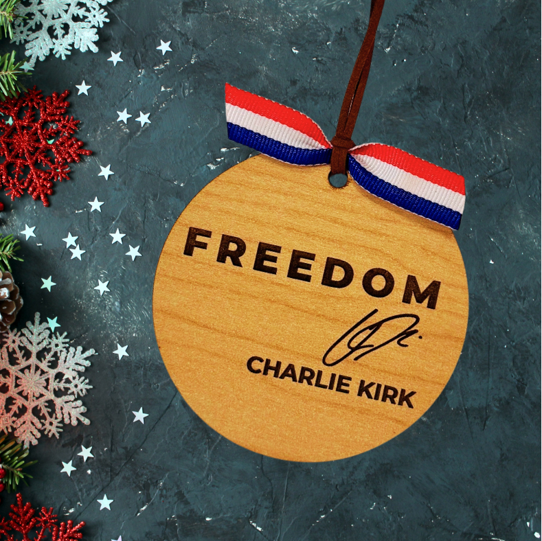 Charlie Kirk - FREEDOM ornament