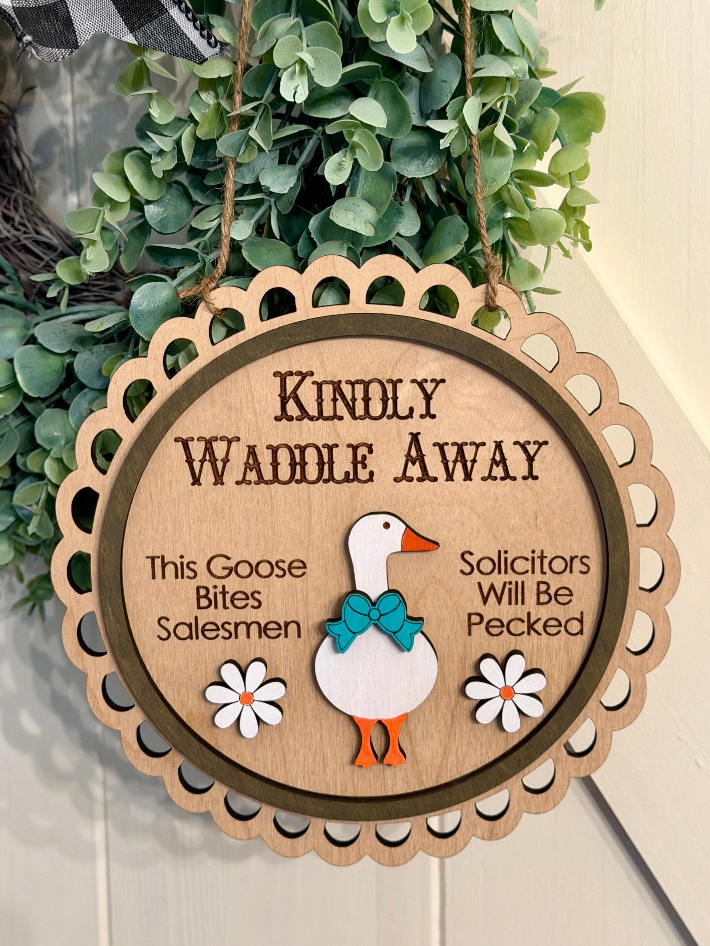 Goose "No Soliciting" Signs