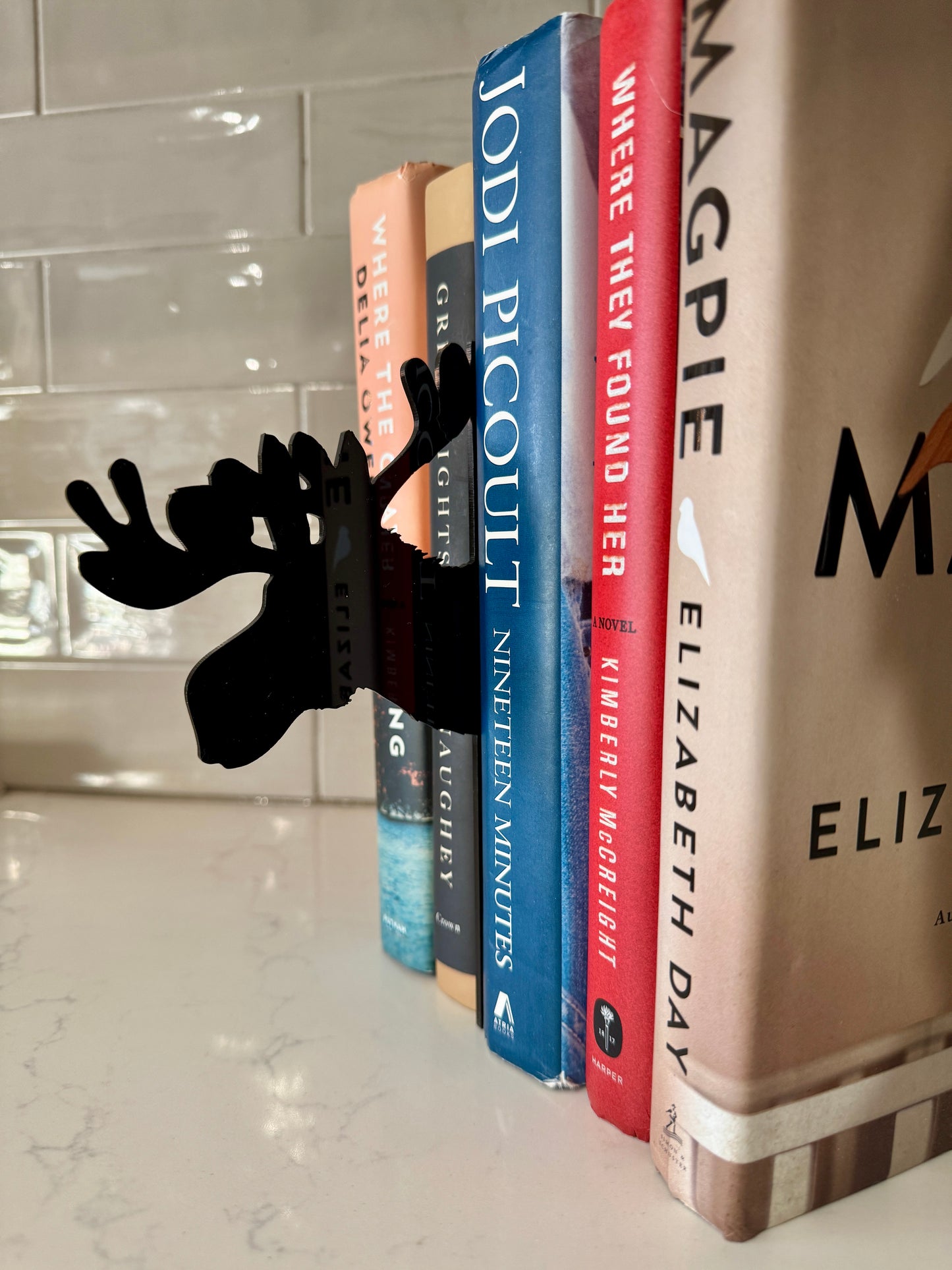 Moose Bookshelf Silhouette