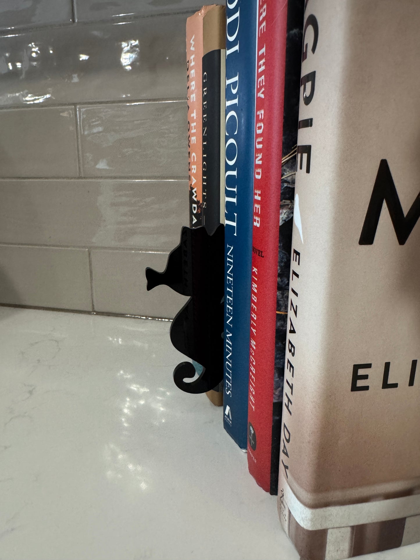 Seahorse Bookshelf Silhouette