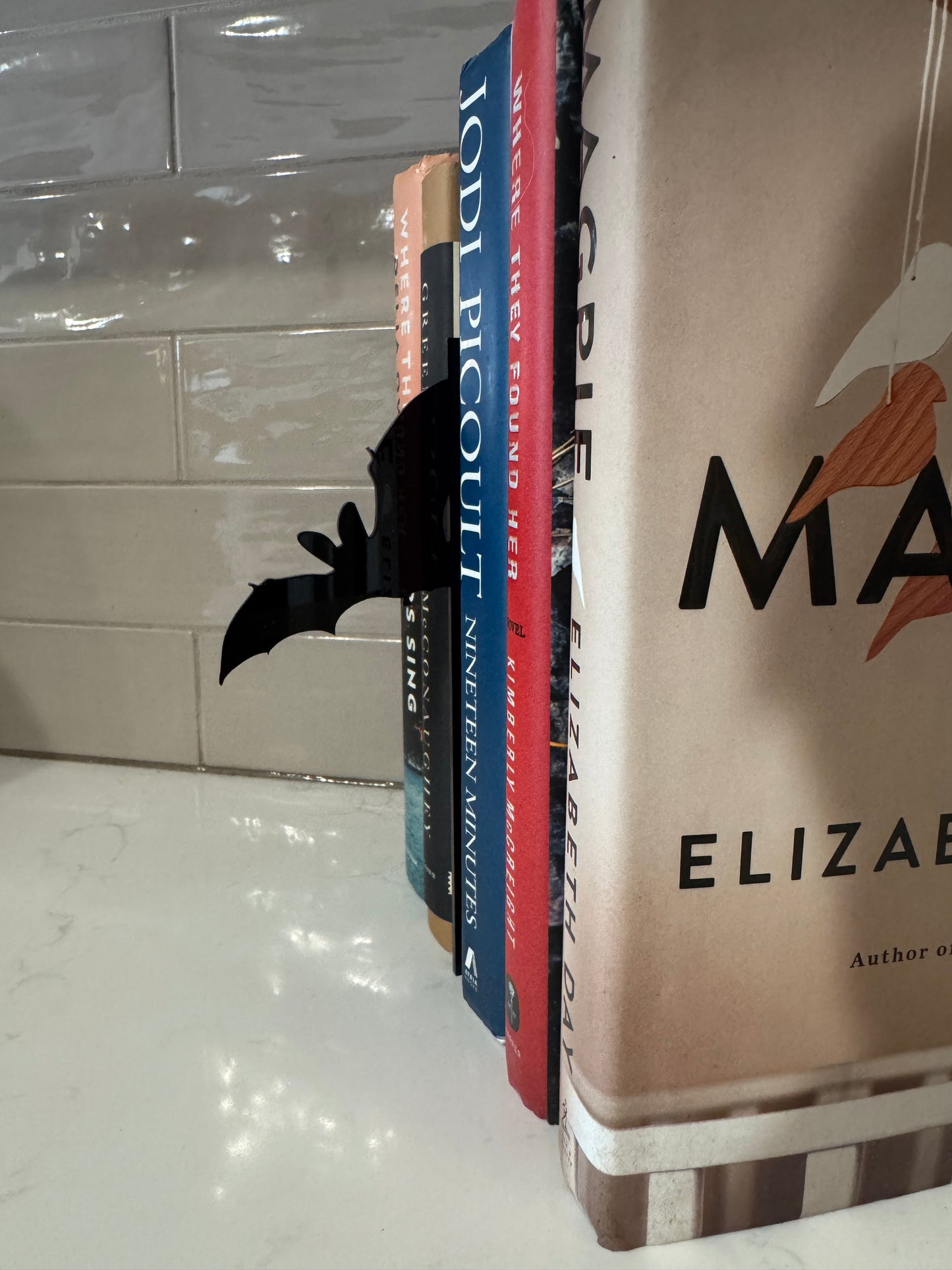 Bat Bookshelf Silhouette