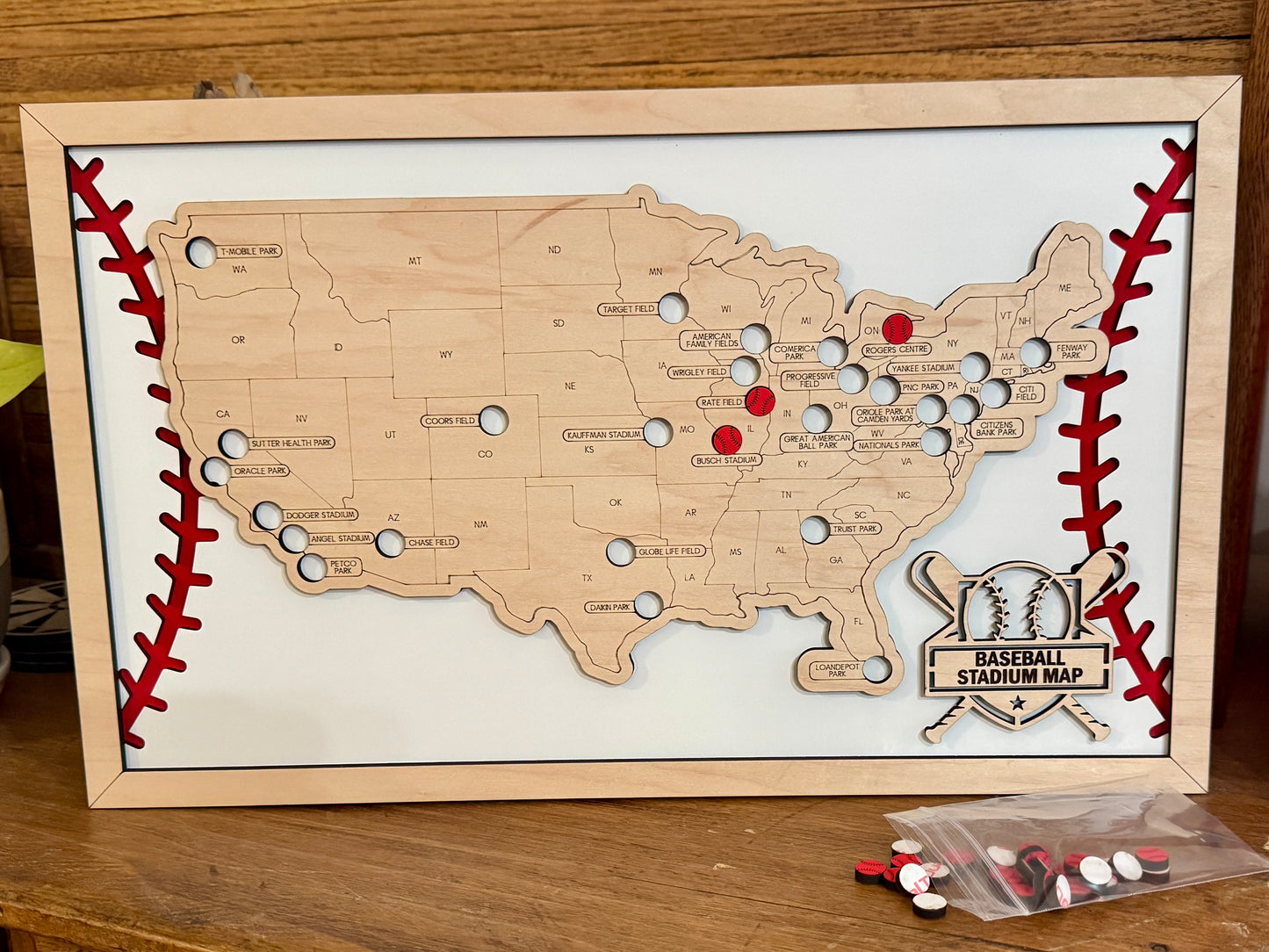 MLB Baseball Stadium Map