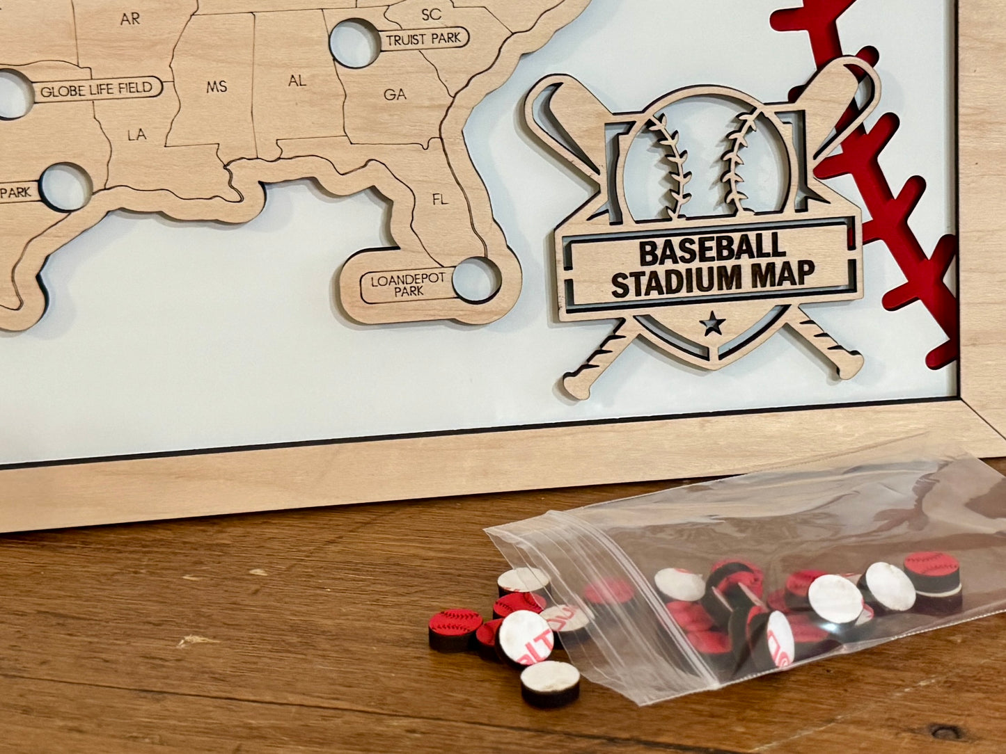 MLB Baseball Stadium Map