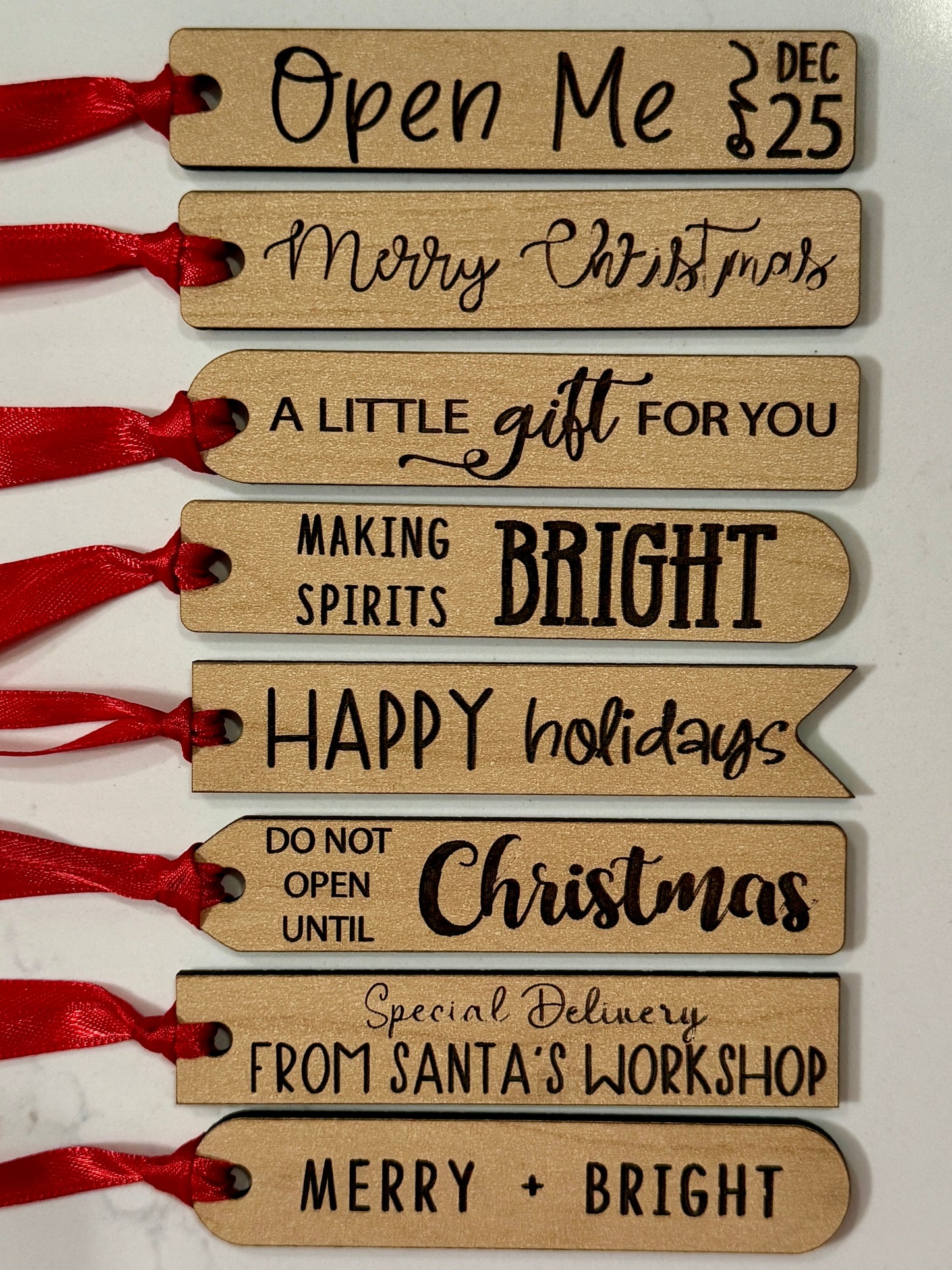 Christmas tags