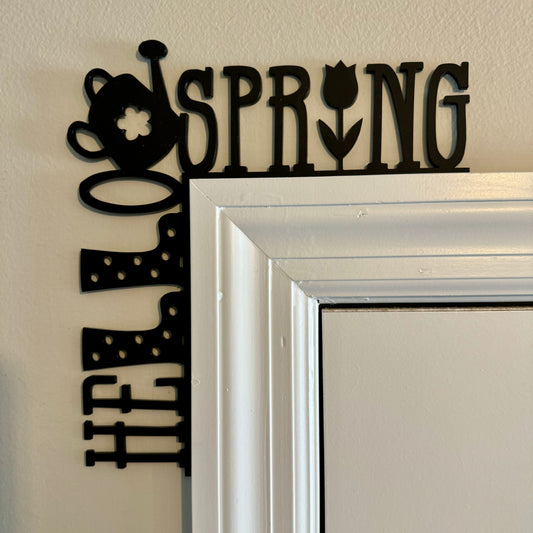 Hello Spring Door Corner