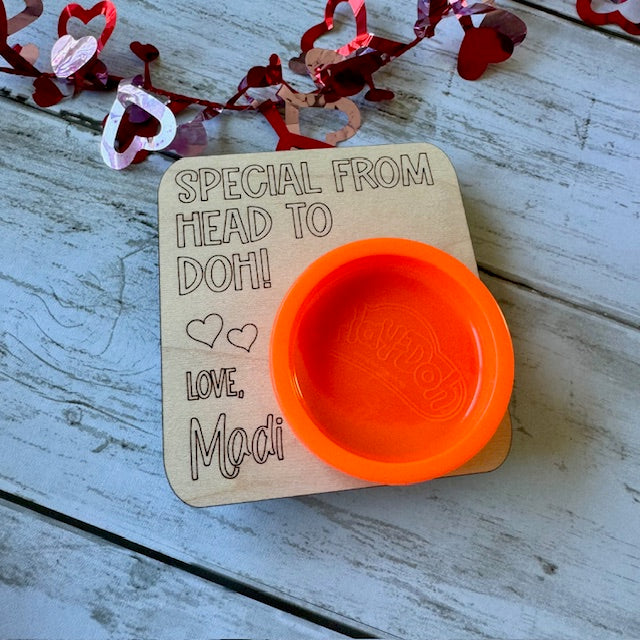 Playdoh Personalized Valentines