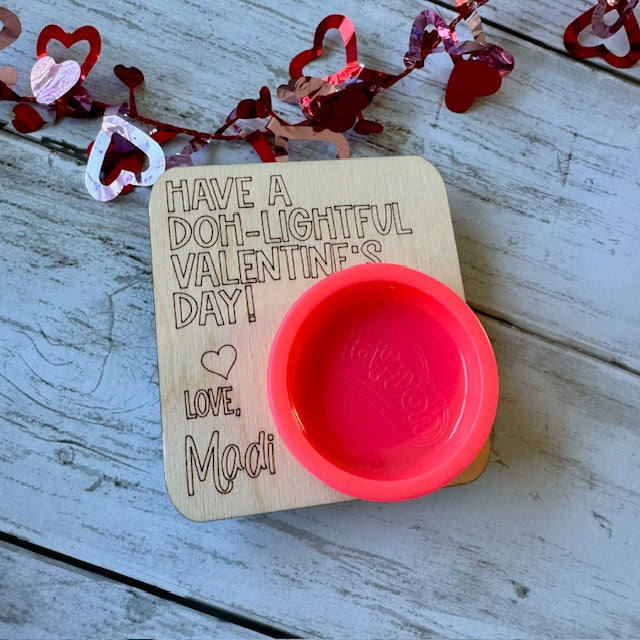 Playdoh Personalized Valentines