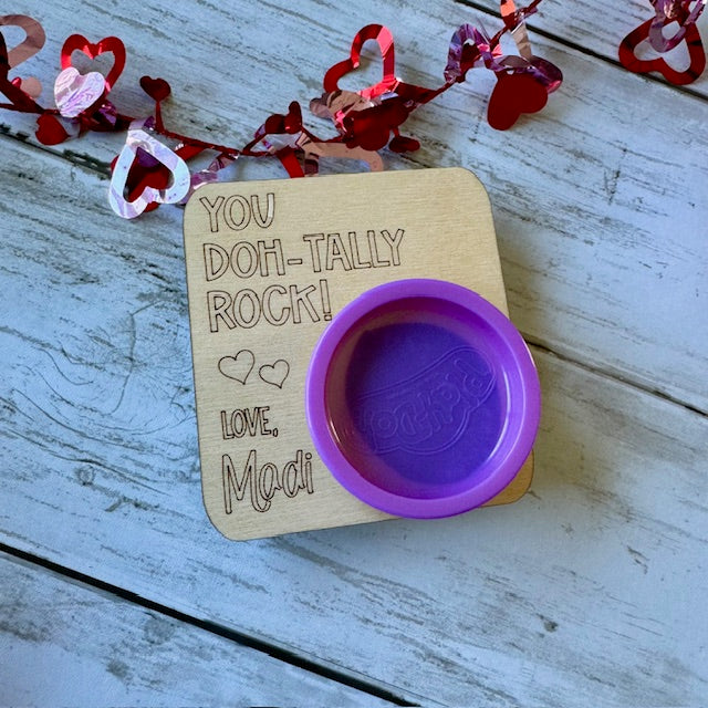 Playdoh Personalized Valentines