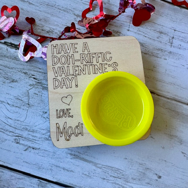 Playdoh Personalized Valentines