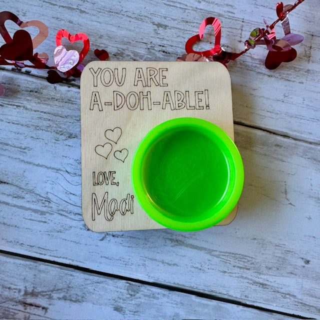 Playdoh Personalized Valentines