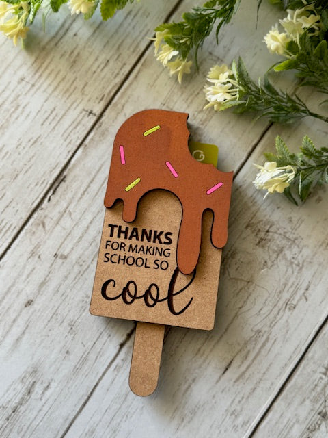 Teacher Appreciation Gift Card Holder