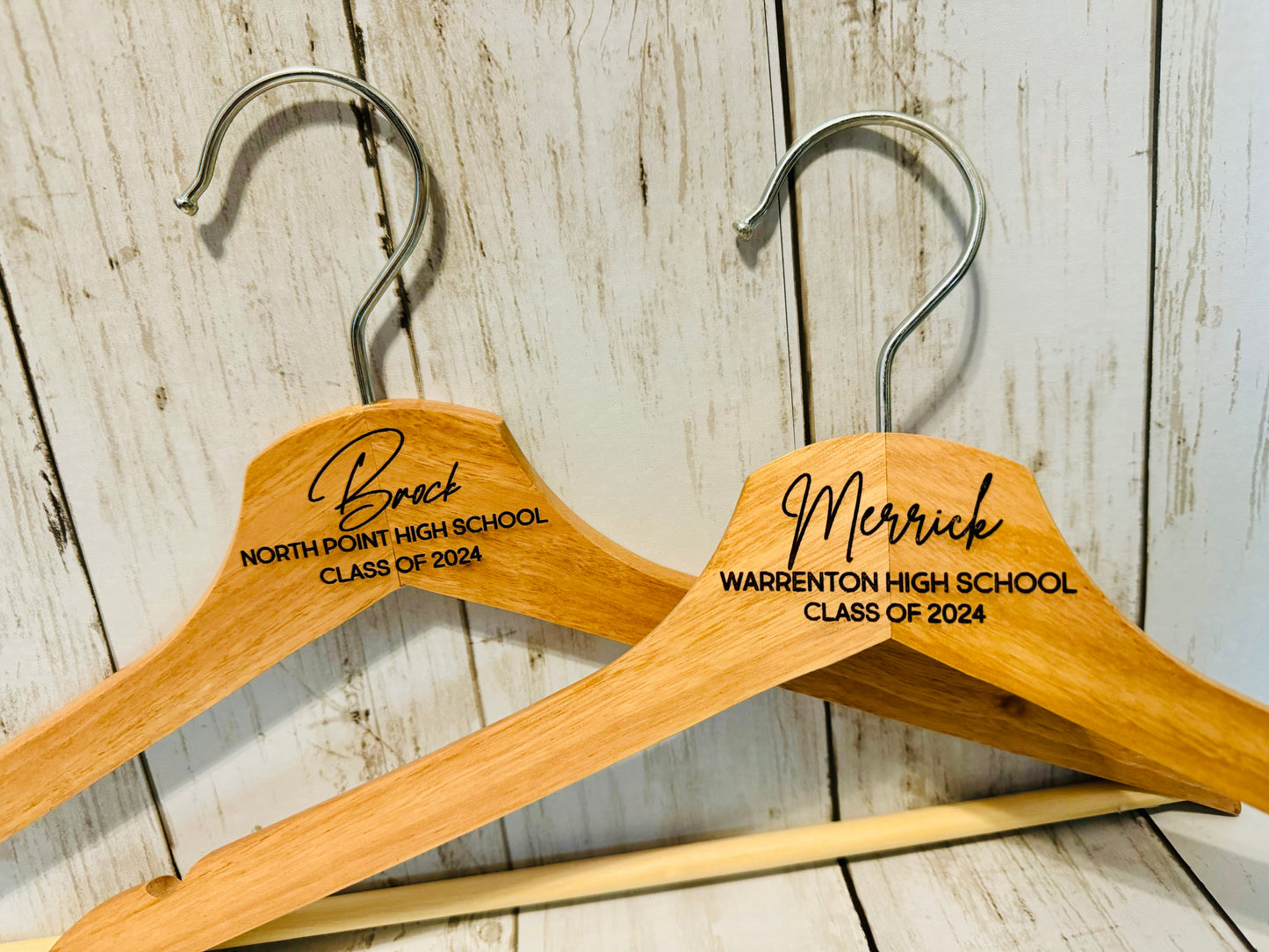 Personalized Wooden Hangers