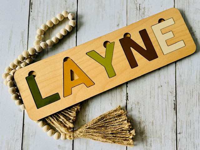 Wooden Name Puzzle