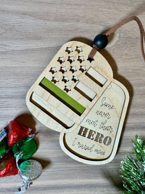 Dog Tag Ornaments