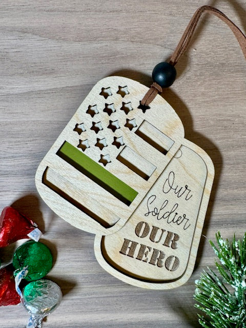 Dog Tag Ornaments