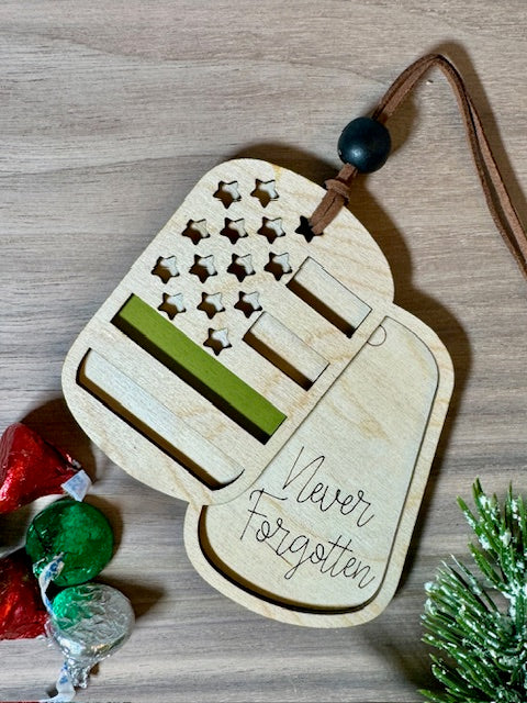 Dog Tag Ornaments