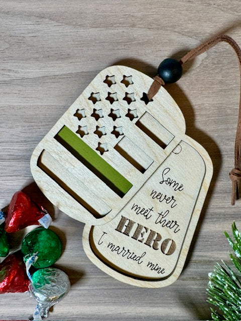 Dog Tag Ornaments