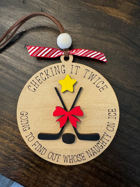 Hockey Ornament