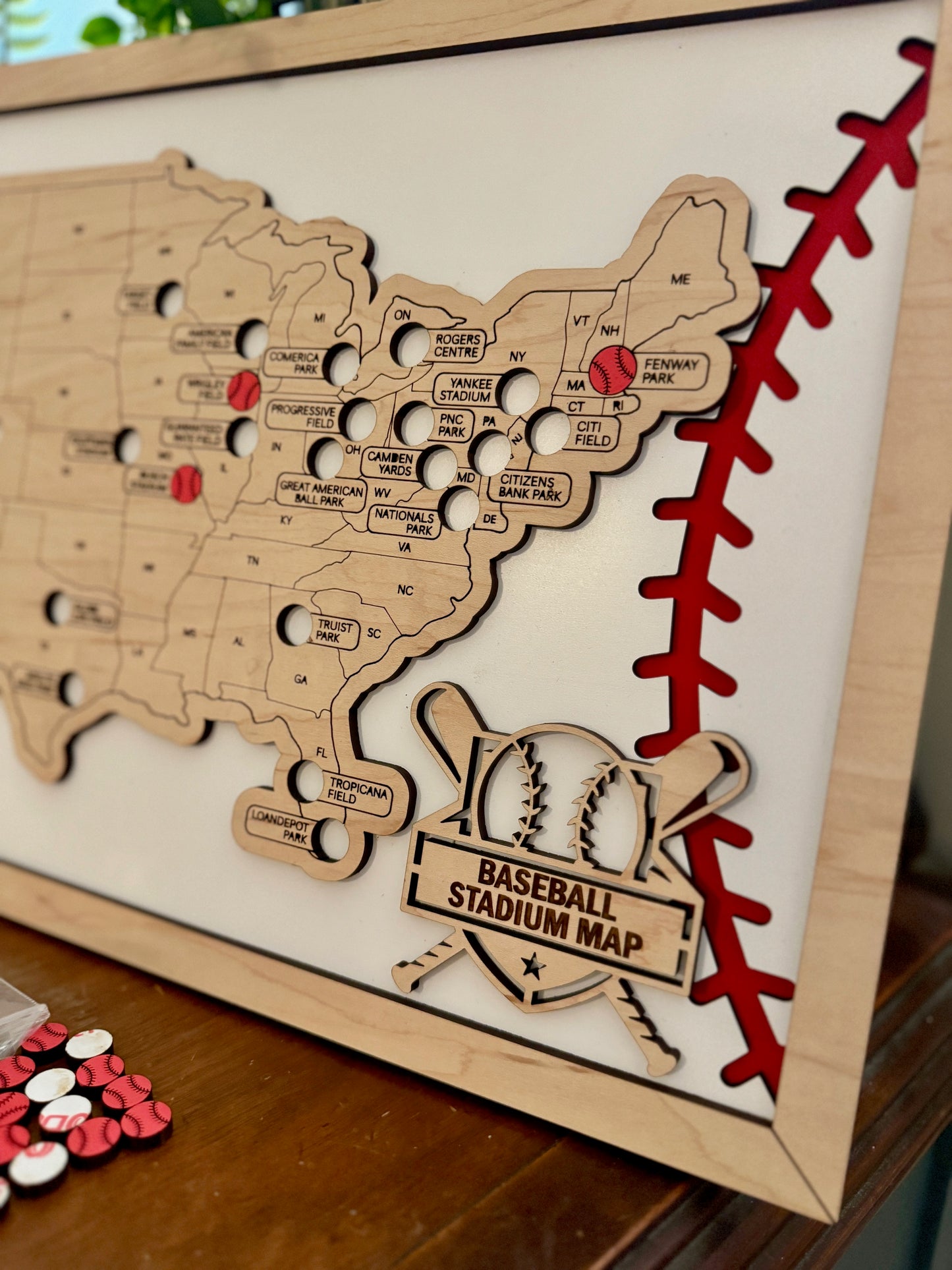 MLB Baseball Stadium Map