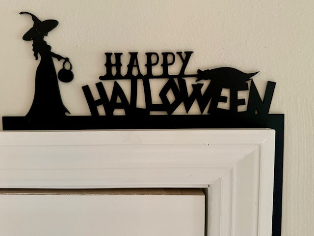 Happy Halloween Witch Door Corner