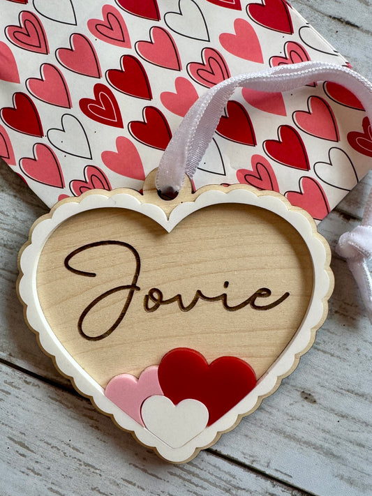 Personalized Valentine Tag