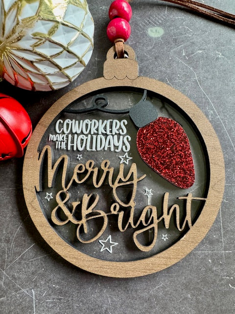 Merry & Bright Ornament