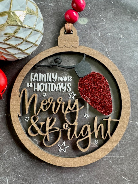 Merry & Bright Ornament