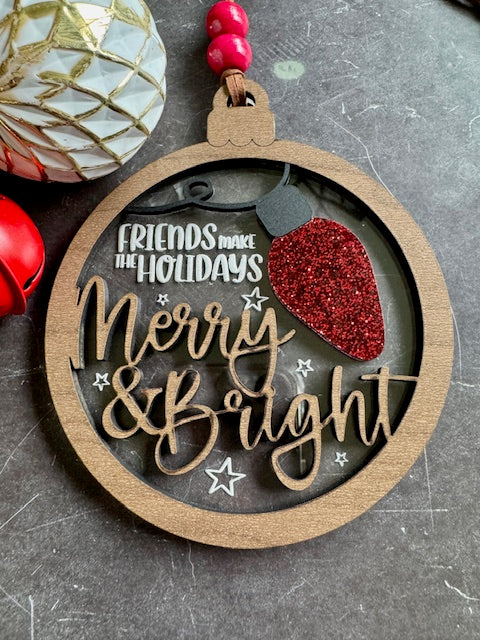 Merry & Bright Ornament